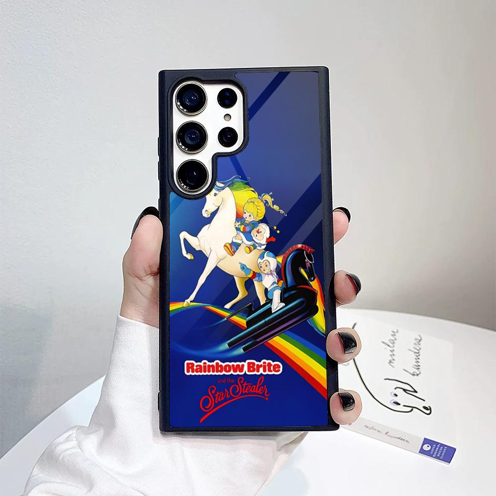 Cartoon R-Rainbow Brite Phone Case For Samsung Galaxy S26 S25 S24 S23 S22 S21 S20 FE Edge Pro Plus Ultra PC+TPU Cover