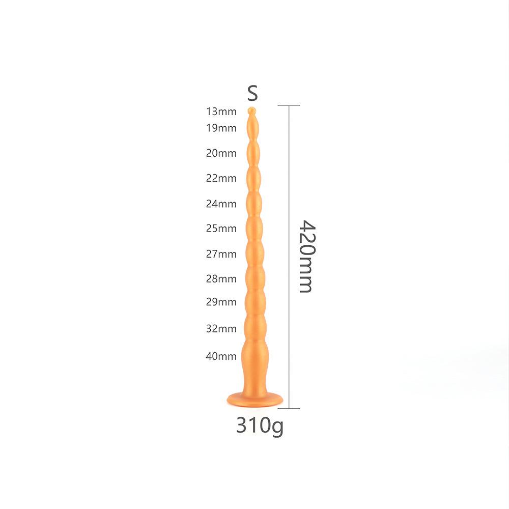 Super Long Silicone a Kind of Love Toys Butt Plug Soft Men's and Women's Tail Anal Whip Climax Masturbation Device Sexy Sex Toy