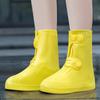 Adjustable Buckle Closure Waterproof Rain Shoe Covers Slip Resistant Design for Outdoor Activity and Daily Commute