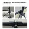 100-Inch Portable HD Projector Screen with Stand - Wall-Mountable, Anti-Light, Movable, for Home and Outdoor Use