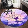 Personalized K-Kpop Team Round Chair Office Rug - Perfect for Mat, Office Chair & More - Ideal Gift for Birthdays and Holidays