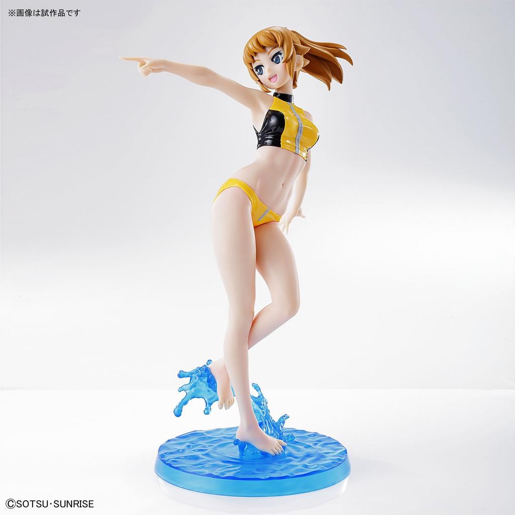 Figure Rise Lab Gundam Build Fighters Try Fumina Hoshino Plastikmodell Farbcodiert