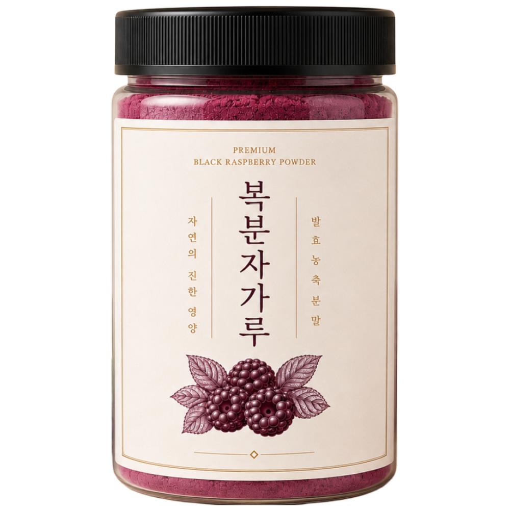 Highly Concentrated Gochang Black Raspberry Powder Fermented Concentrate 100% Domestic 1 pcs 120g