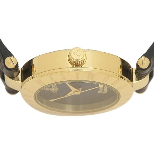 Vivienne Westwood Women's Watch, 29mm, Quartz, Navy/Black, Leather, VV092NVNV