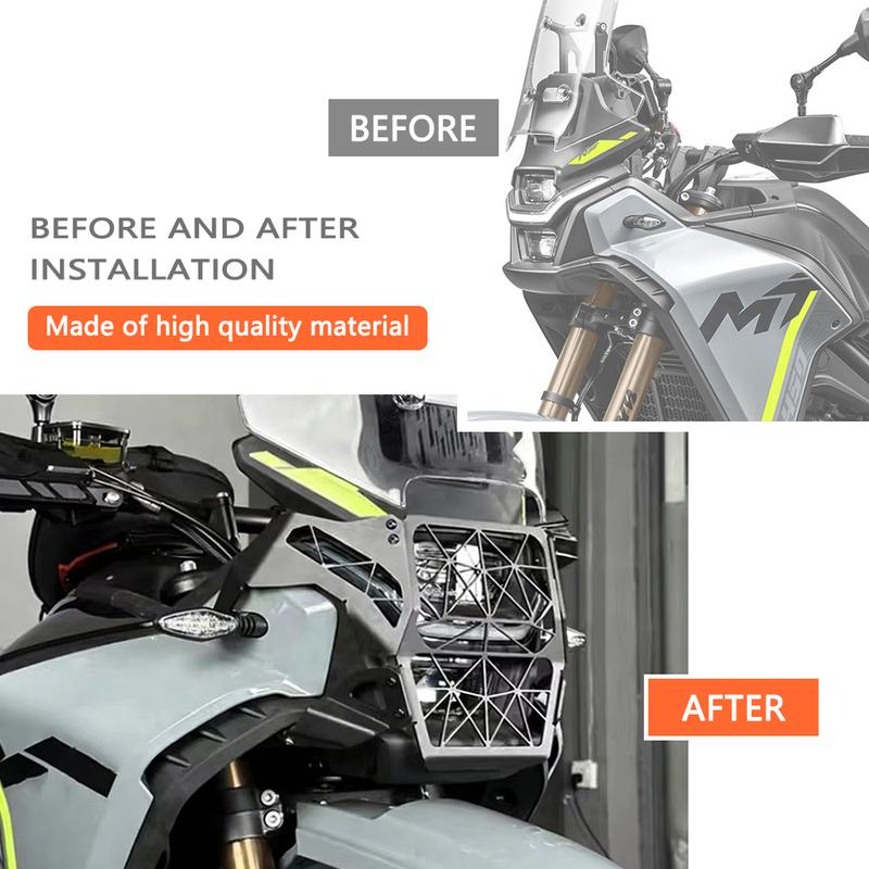 New Motorcycle Headlight Protector Grille Guard Cover Protection Grill Cover For CFMOTO 450MT CF MOTO 450 MT MT450 2024 2025 26