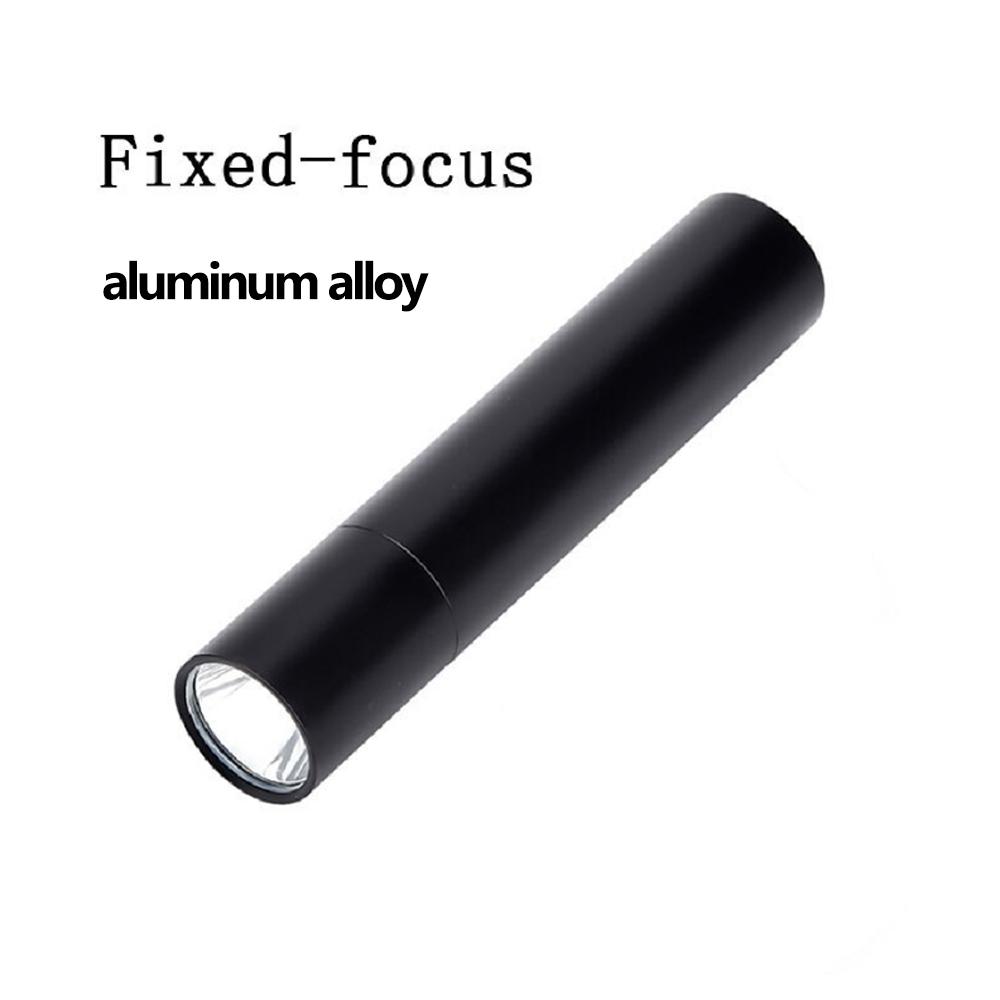 Mini Strong Light Flashlight USB Charging Aluminum Alloy Flashlight Super Bright LED Beads Adjustable Focus Long RangeFlashlight