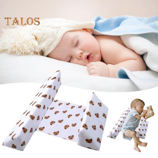 Keilförmiges Baby-Seitenschläferkissen, verstellbar, Anti-Roll-Funktion, abnehmbar, waschbar, 45-Grad-Neigungsdesign, Anti-Erbrechen-Funktion, weiches Memory-Schaum-Keilkissen für Babys