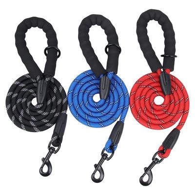 New Octagonal Buckle with D-ring Dog Leash Night Reflective Nylon Dog Leash Dog Leash