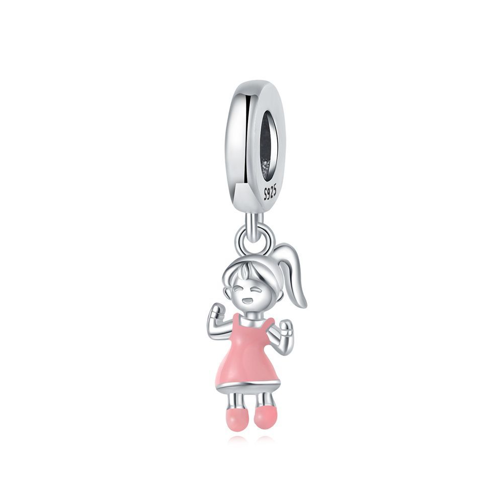 Orstarry Copper Metal Cartoon Character Nurse Bead Components Compatible With Women Bracelets Charm Bead Components Do It Yourself Birthday Party