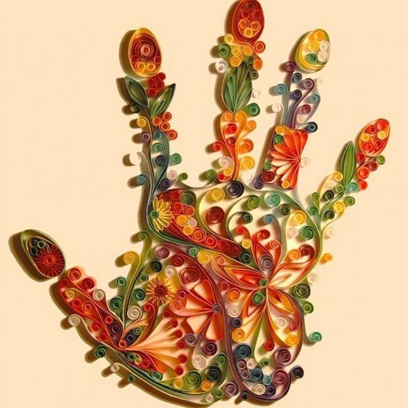 Handmade Paper Folding Crafting Grid Guide Paper Quilling Handmade Craft DIY Paper Quilling Tool DIY Craft Tool