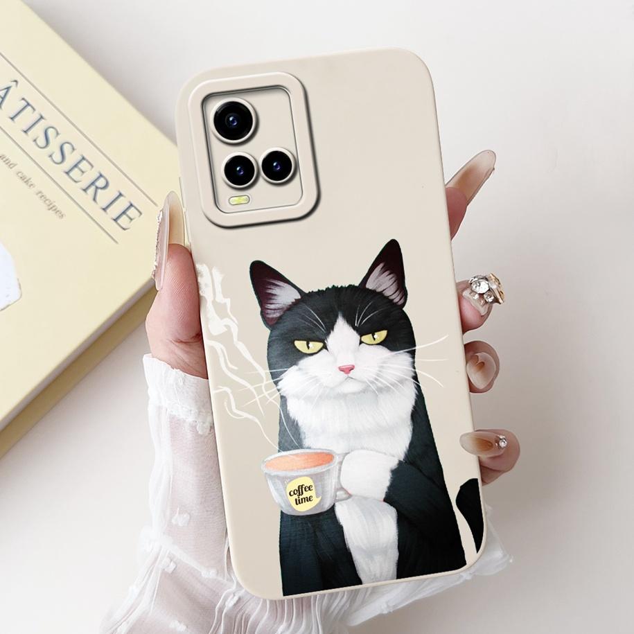 For Vivo Y21 2021 Case V2111 Silicone Cover For vivo Y21S Y33S Flower Protector Back Cover For Vivo Y21A Y21T Y33T VivoY21 Funda