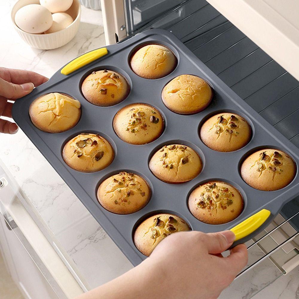 Reusable Silicone Cake Mold Silicone Silicone Muffin Tray Mini Baking Molds  Baking Muffins