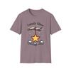 Unisex Softstyle T-Shirt Star Ornament Snowy Winter Scene Lonely Glow Christmas