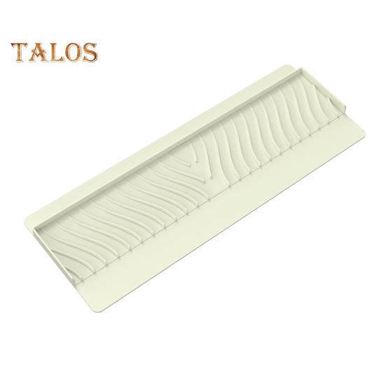 

Силіконовий захисний край раковини Захист від бризок із присоскою Протиковзка Багатофункціональна стільниця Кухня Ванна Раковина Умивальник Піддон Раковина проти бризок бежевий