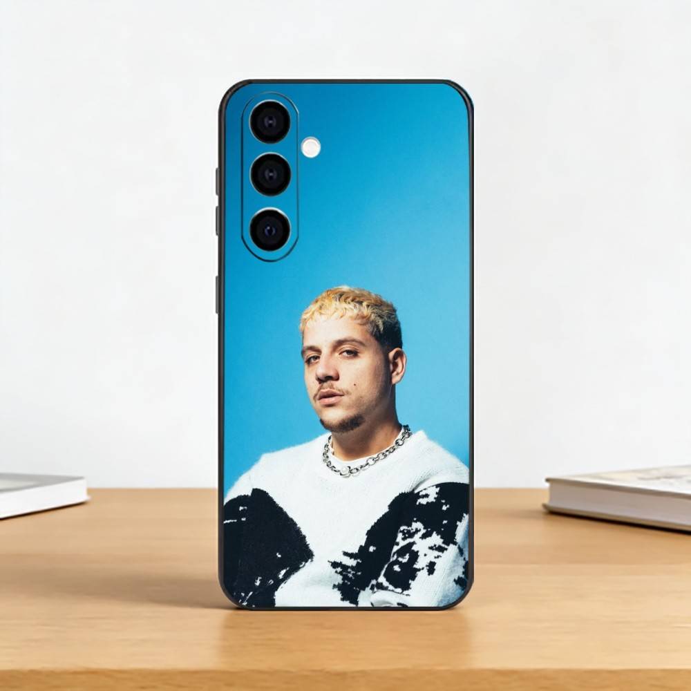 PLK French Rapper M-Mathieu Phone Case Black Silicone Soft For Samsung Galaxy A73,A72,A71,A70,A53,A52,A51