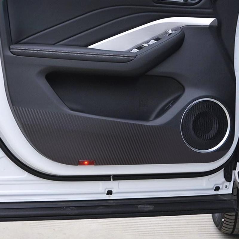 Car Door Anti Kick Pad Carbon Fiber Protection Decals Stickers for Changan WEY Vv6 2018 2019 2020 2026 Auto Accessories