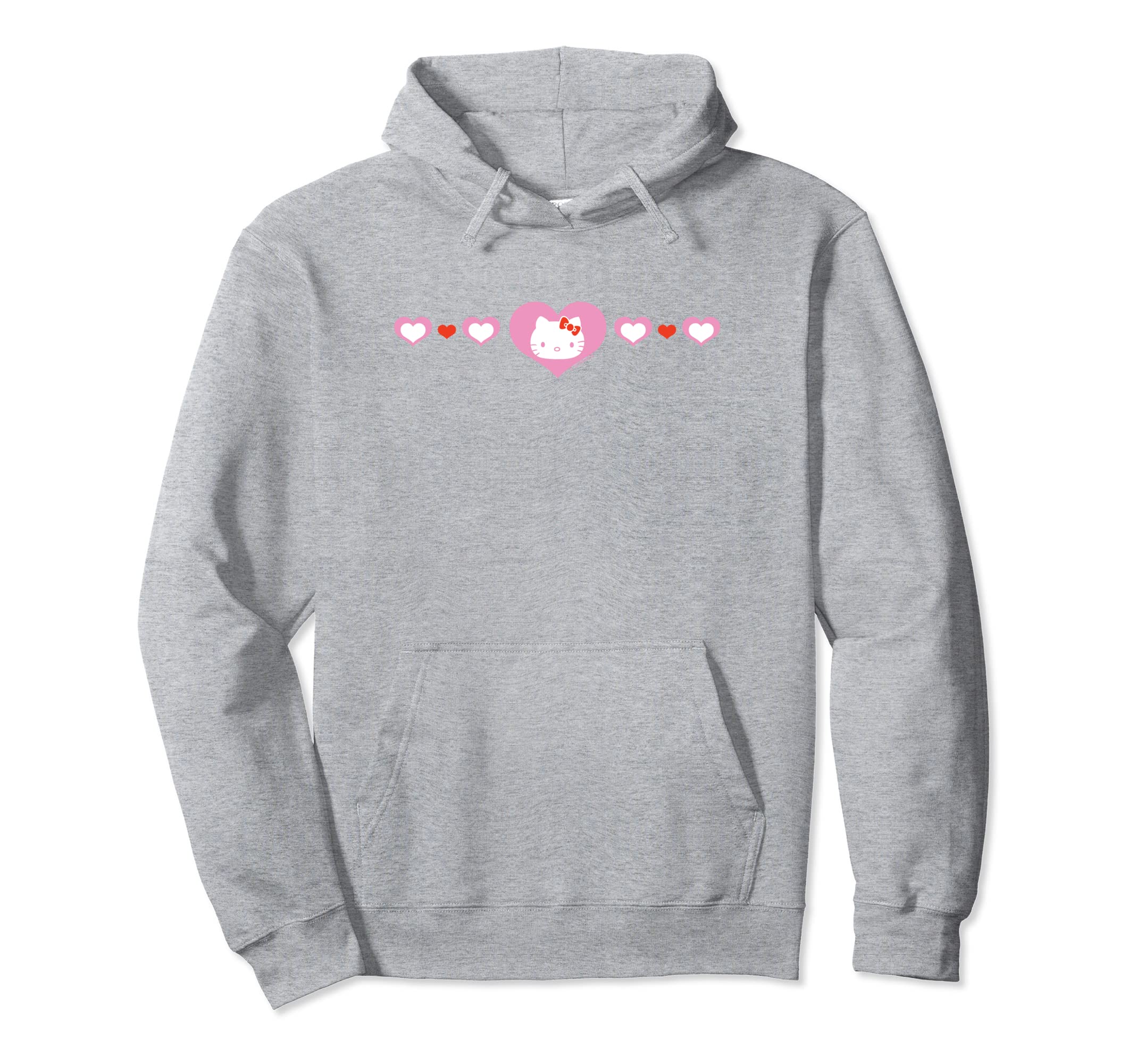

Hello Kitty US Design Heart Pink Hoodie сірий колір
