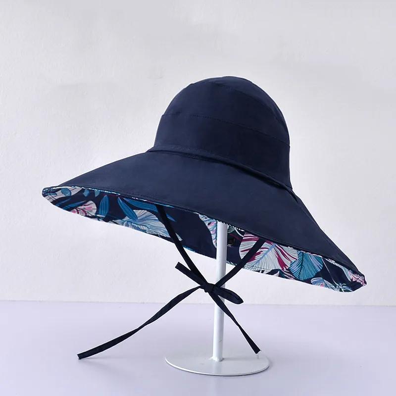 WTEMPO Foldable Wide Brim Summer Sun Hats Adjustable UV Shade Fisherman Cap Women Camping Hiking Fishing Beach Hats