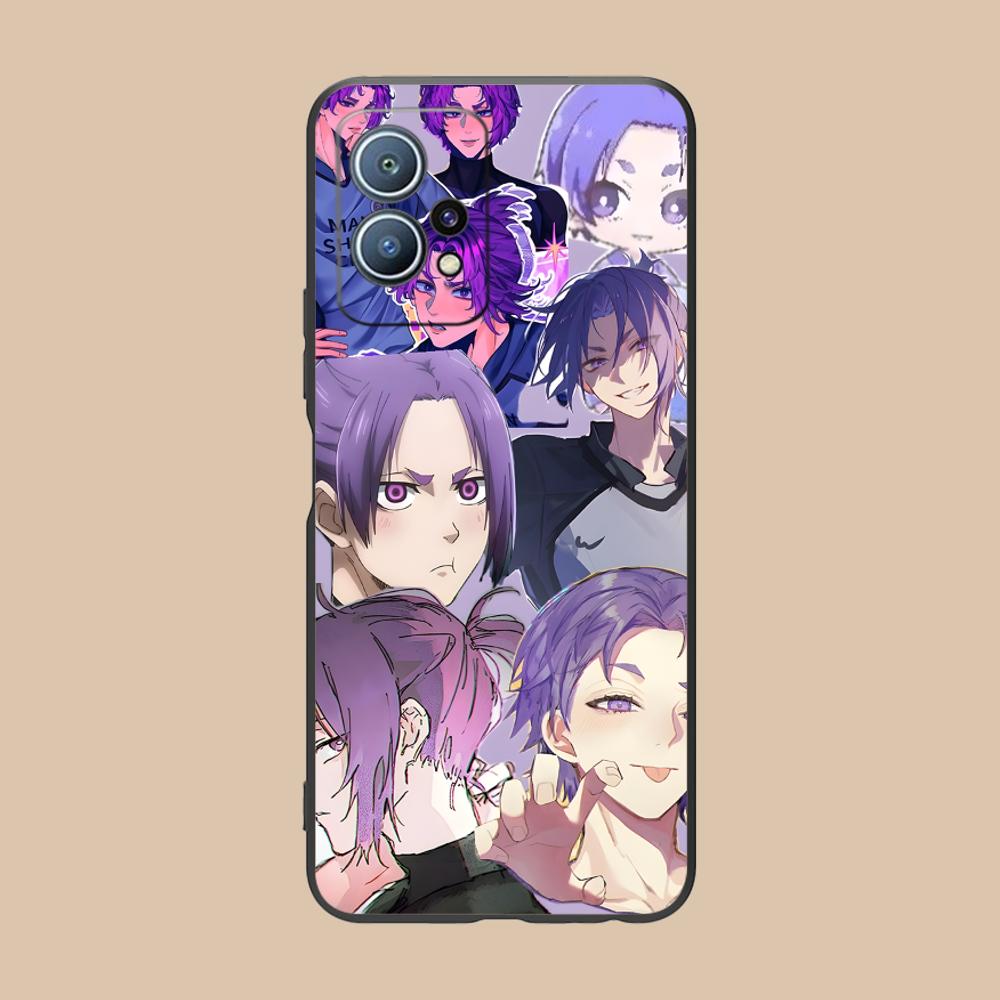 Blue Lock Reo Mikage Matte TPU Mobile Phone Case for Huawei P60 P50 P40 P30 P20 P10 P9 P8 Pro Lite Plus Colorful Printing Cover