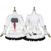Eva New Evangelion Asuka Anime Gothic Lolita Cosplay Dress Set - White Short Skirt