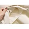 DIMANAF 2025 Plus Size Summer Elastic Skirts High Waist Casual Women Loose Long Skirt Pleated Fashion Vintage Maxi