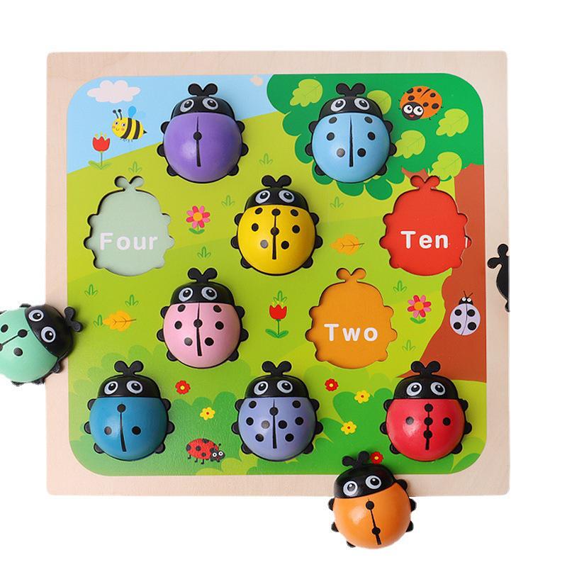 

Ladybug Montessori Math Learning Toy for Kids