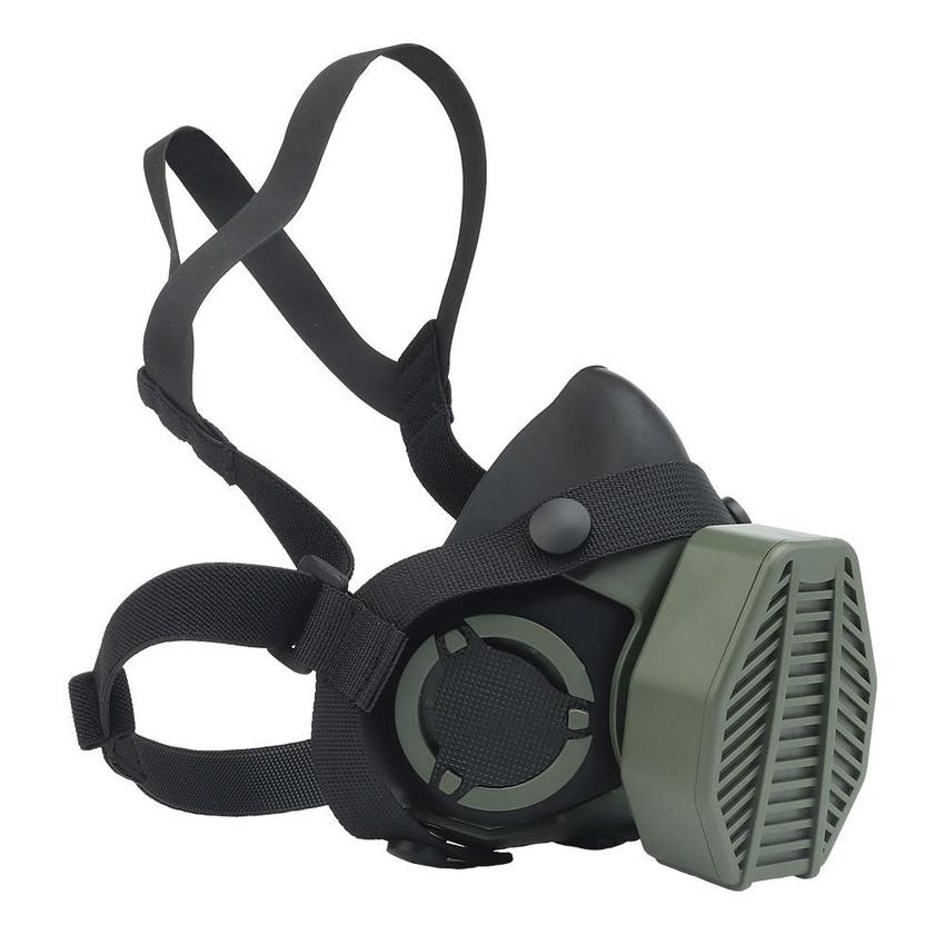 Aizsargājošs taktiskais respirators Aizsargmaska HEPA filtrācija