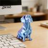 Black Dachshund Figurine Dog Ornament 3D Printed Movable Joint Design Figure Decorative Toy Sculpture for Home Office Decor Pet Lovers Collectors