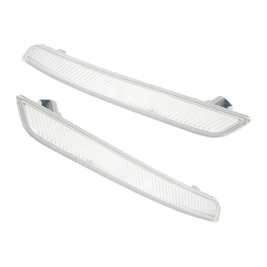 Riflettore paraurti anteriore bianco trasparente Migliora la visibilità dell'auto Riflettore indicatore laterale per X6 E71 2008‑2013