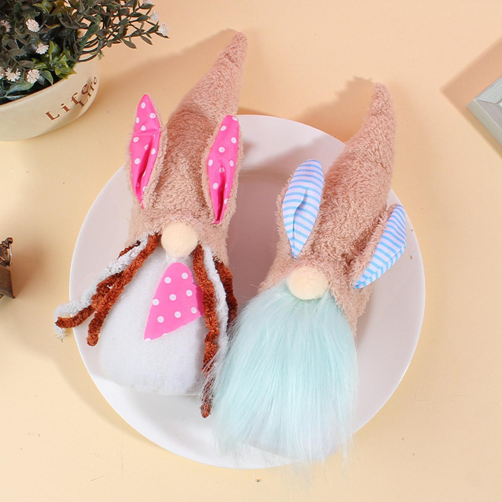 

Easter Long Braid Dwarf Faceless Doll, Perfect For Holiday Parties One Size