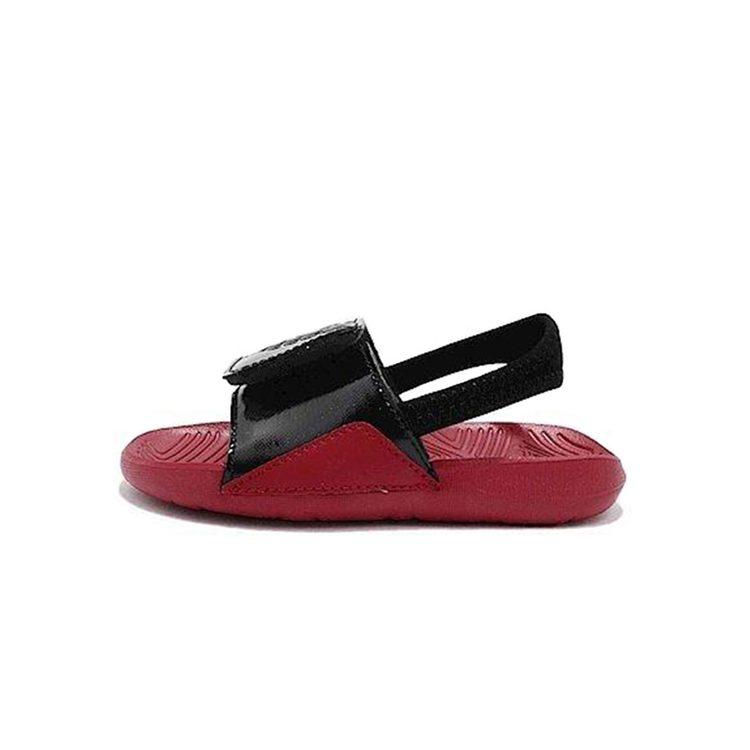Jordan Hydro 7 Low top Toddler Shoes Black Red Baby AA2519-001