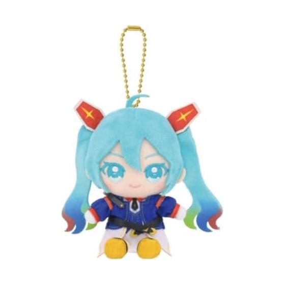 Gundam 45th Anniversary x Hatsune Miku Hatsune Miku x Mobile Suit Gundam Chibi Sewing Sitting Mascot