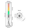 Tri-color LED Multi-layer Alarm Light 24V - Machine Tool Signal with Audible and Visual Alerts