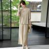2026 Stylish Chiffon Short-Sleeve T-Shirt Set for Mom: Fashionable Summer Wear for Middle-Aged and Elderly Women