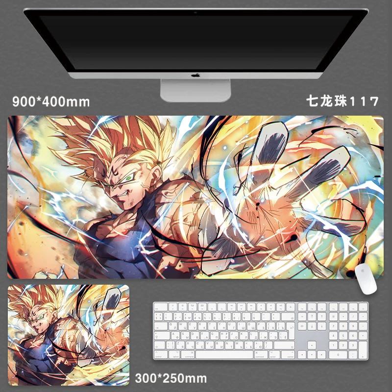 High Quality Japanese Animation Seven Dragon Ball Mouse Pad Oversized Boys Animation Two-dimensional E-sports Game Computer Keyboard Student Desk Pad