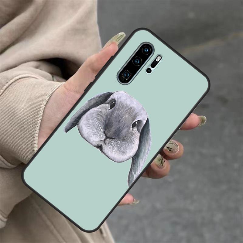 Cute Bunny Rabbit Case For Huawei Nova 3i 7i 8i 11i Y60 Y70 Y90 Y61 Y91 10 9 SE 11 Pro P20 P40 P30 Lite Cover
