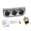 Ceas 3 în 1 Cromat 52MM Manometru Presiune Ulei Termometru Apă Celsius Volmetru
