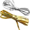 Craft Gold Silver Leather Ribbon Matte Flat PU Rope Jewelry Accessories Home Party