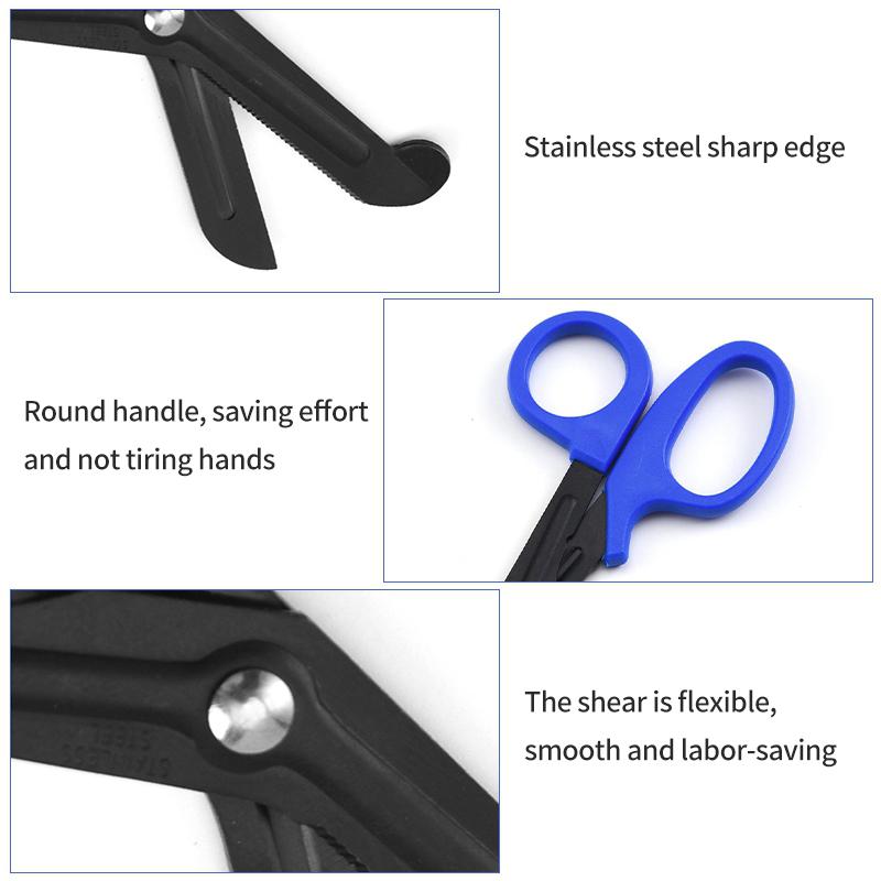 15cm Outdoor Survive Paramedic Medical Rescue Scissor Trauma Gauze Tactical Stainless Steel Shears Survival Rescue Scissors