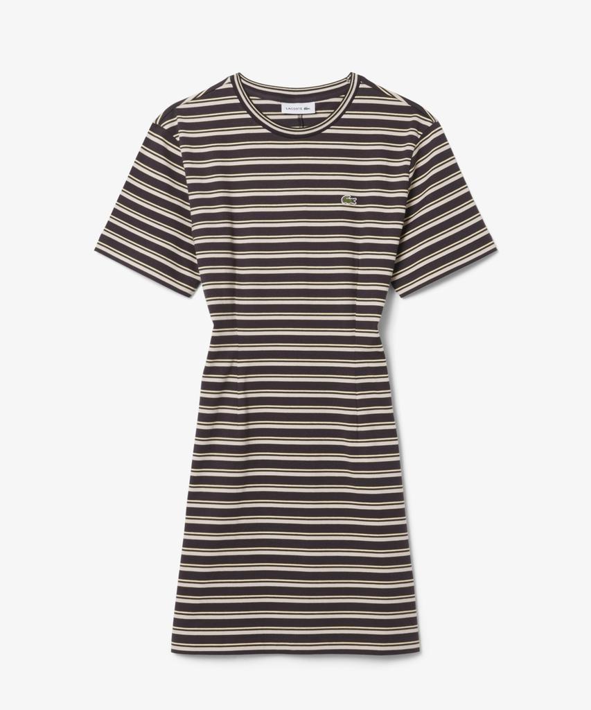 Lacoste Women'S Multistripe T-Shirt Dress Ef0263-56G 4Bv