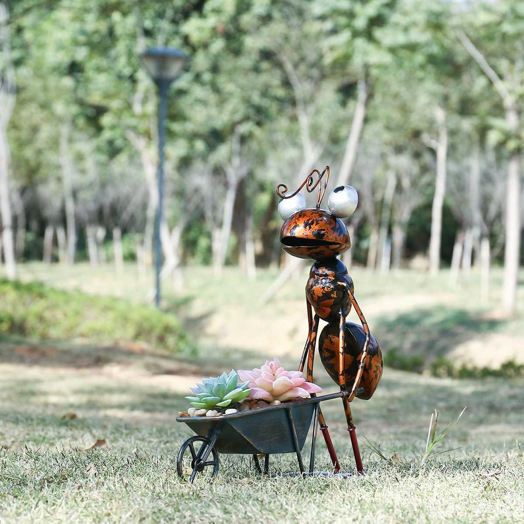 Ants Sculpture Cartoon Ants Garden Desktop Decoration for   Flower Pots