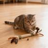 Teething Toys For Kittens Sisal Interactive Biting Stick Cat Toys Catnip For Puppy Small Medium Large Breed Relaxing Playing