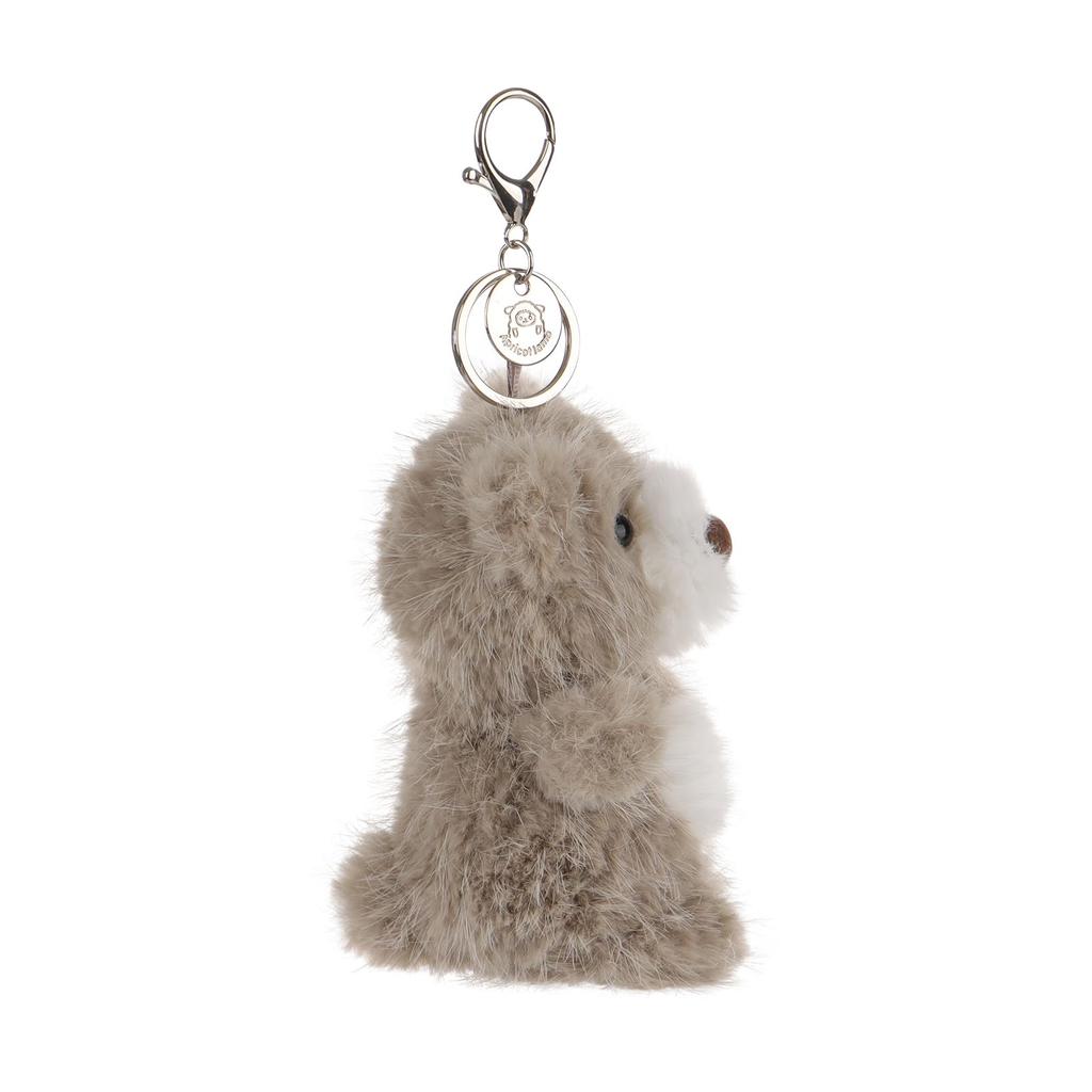 Apricot Lamb Cuddly Cute Soft Keychain Plush Perfect for Boys and Fits Backpacks and 11cm Bear, Toy, Girls, Kids' Purses,