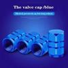 Tire Valve Cover, Universal Tire Wheel Valve Cover, Rolled Flower Tire Valve Cover Aluminum Alloy Dustproof Tire Cap Accessories