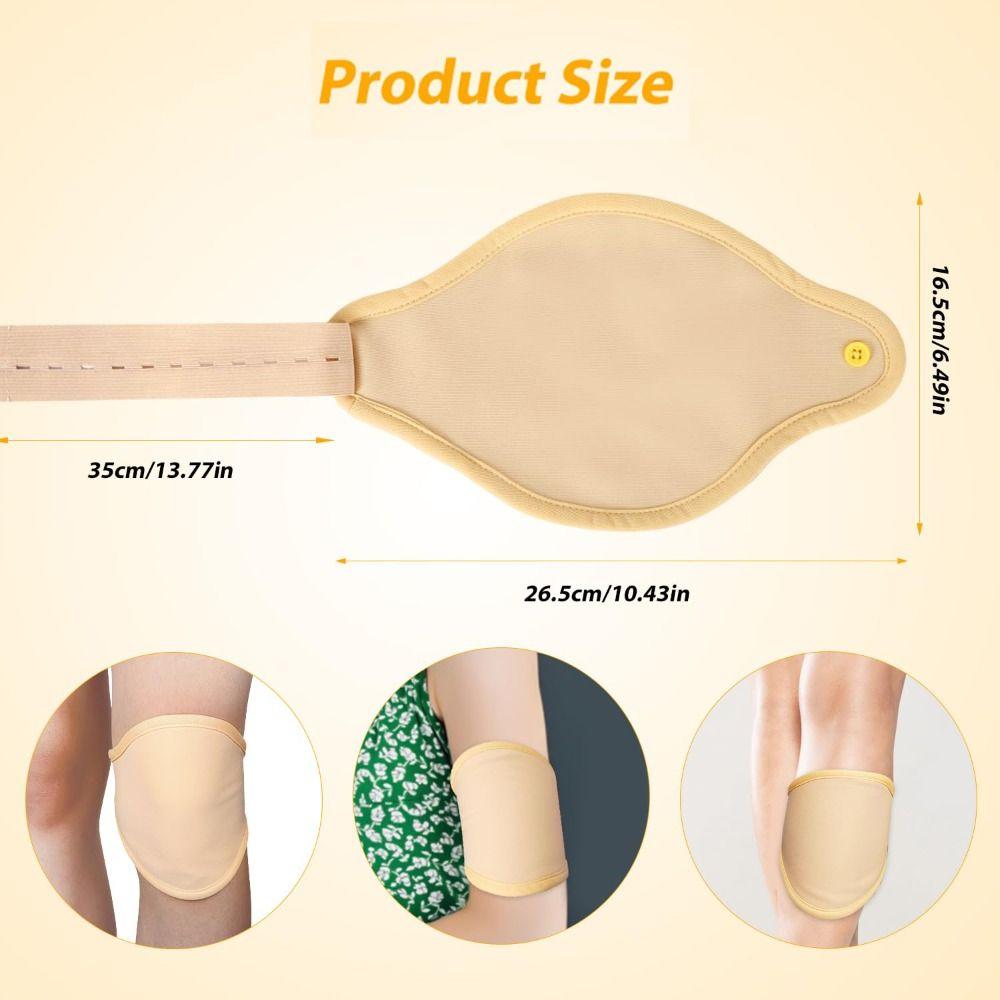 Adjustable Castor Oil Compress Pads Reusable Knee Bag New Castor Oil Pack Wrap