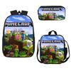 Student Schoolbag Cartoon Backpack Set 3D Digital Printing Backpack