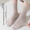 Men's Summer Mesh Pure Cotton Mid-Calf Breathable Anti-Sweat Cotton Stockings Anti-Odor Long-Sleeved Stockings