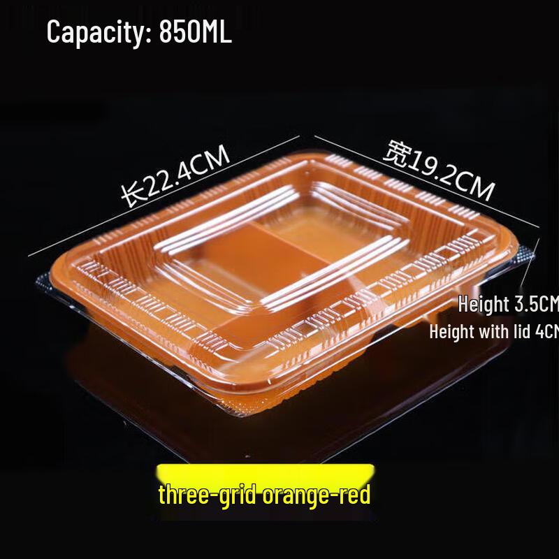 ZLIII Einweg-Kunststoff-Mahlzeitvorbereitungsbehälter