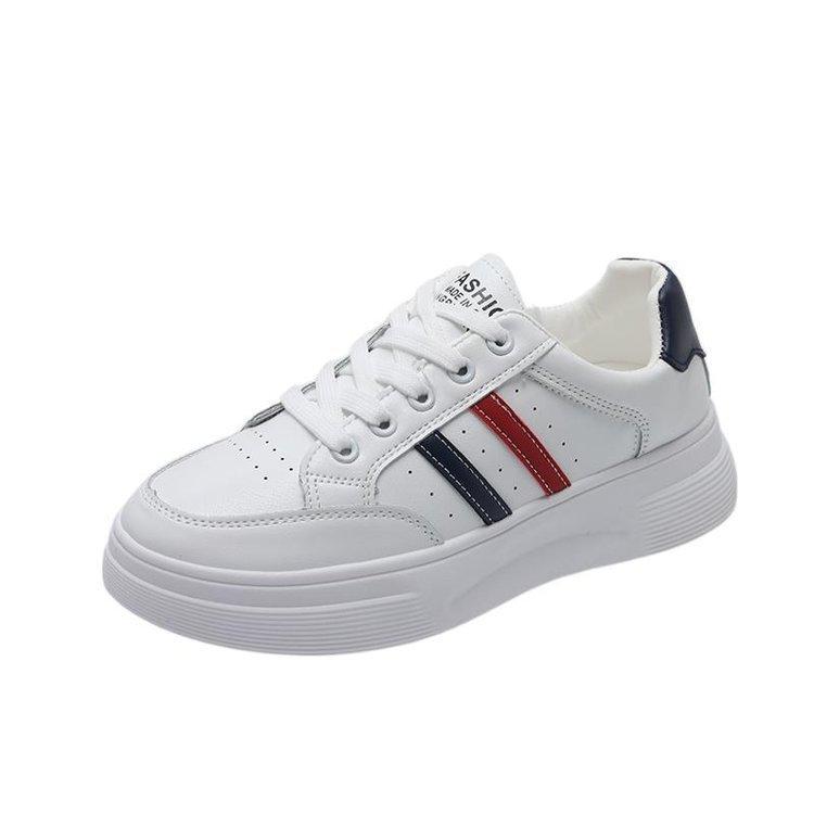 

2024 Spring, Summer, Autumn and Winter Foreign Trade New Women s Shoes Women s Board Shoes Student Shoes Little White Shoes Low Top Round Head Ribbon 40 темно-синього кольору