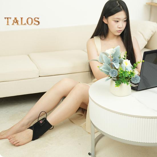 Electric Heated Ankle Wrap USB Ankle Warmer Heating Pad with 3 Heat Settings for Ankle Sprain Achilles Tendonitis Pain Relief